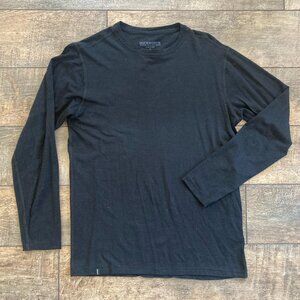 Duckworth Men's Maverick Merino Wool LS Crew Black - Small